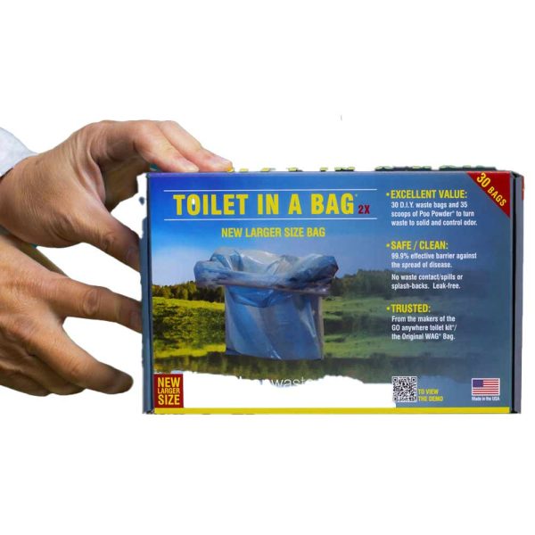 Toilet in bag